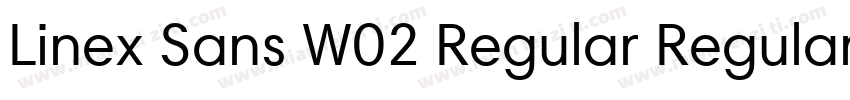 Linex Sans W02 Regular Regular字体转换